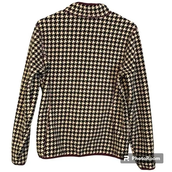White Sierra Women's Alpha Tek Houndstooth Printed Jacket Size M - Picture 7 of 7